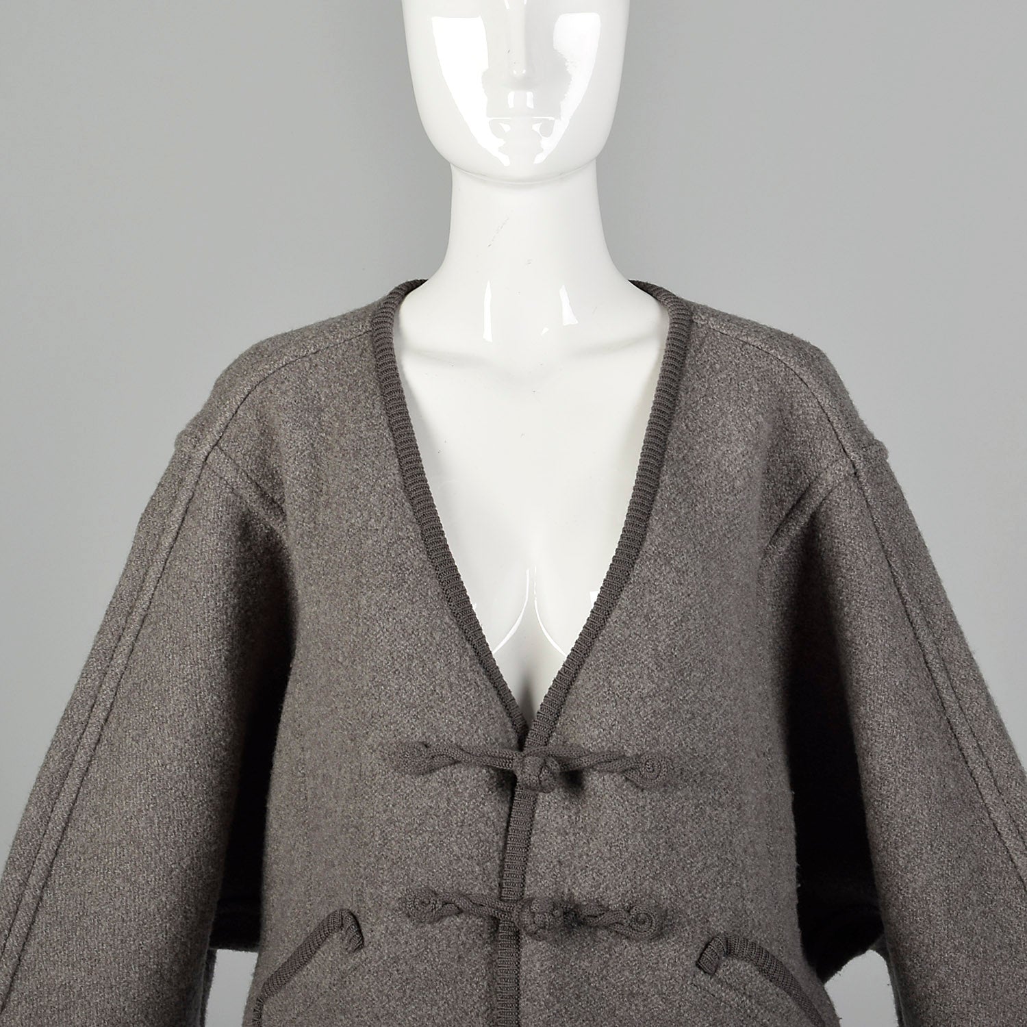 Issey Miyake Plantation Gray Wool Jacket