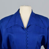 1950s Royal Blue Dress Jacket