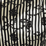 1970s Victor Costa Romantica Sequin Dress
