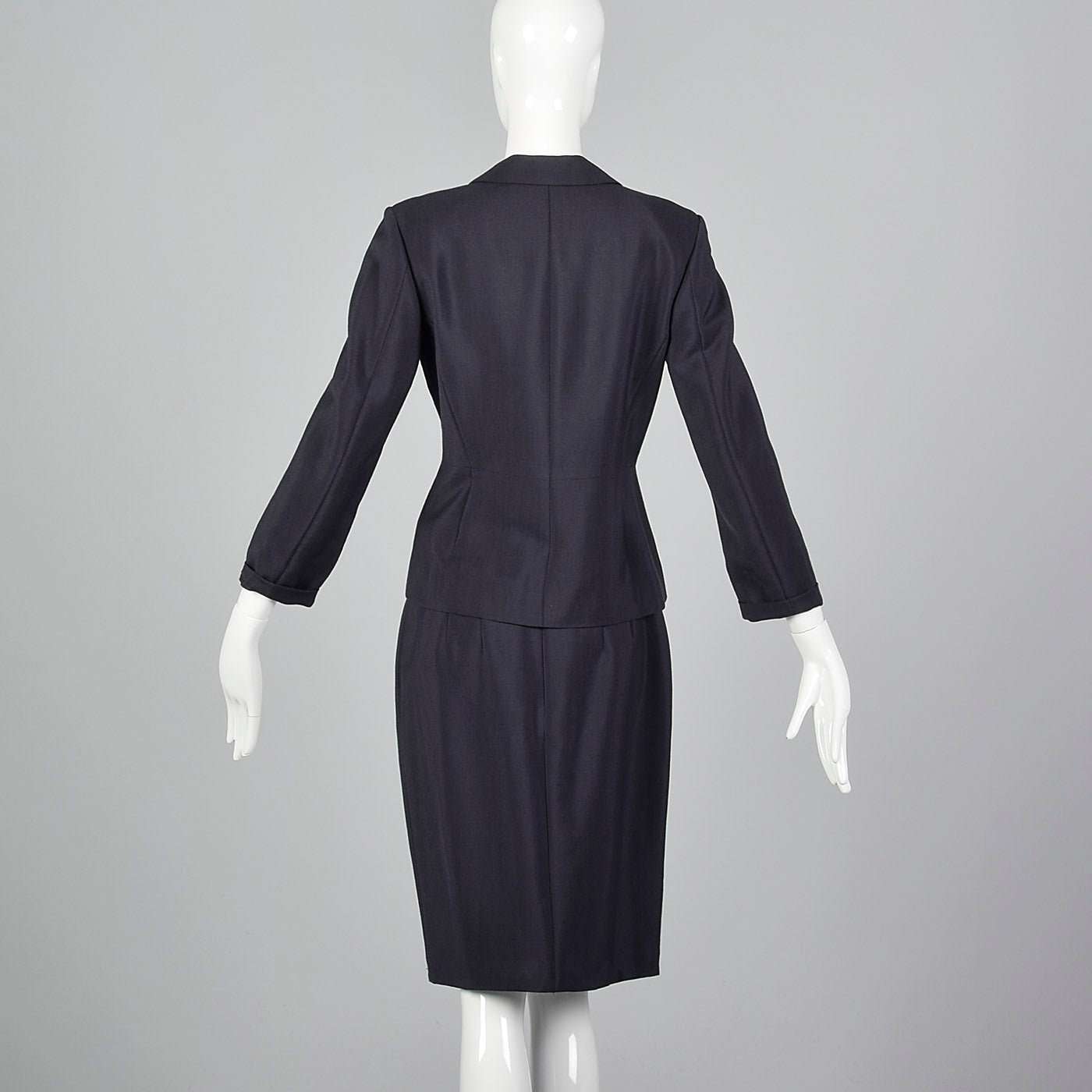 2000s Classic Jil Sander Black Skirt Suit