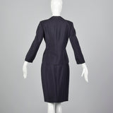 2000s Classic Jil Sander Black Skirt Suit