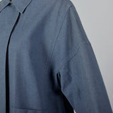 1980s Calvin Klein Blue Canvas Jacket