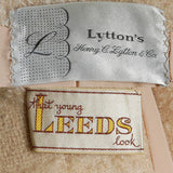 1960s Cream Boucle Tweed Car Coat
