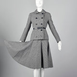 Medium Norman Norell 1970s Wool Skirt Suit