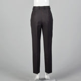 1990s Dolce & Gabbana Gray Trousers with Red Pinstripe