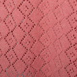 Medium 1970s Pink Maxi Dress Boho Sexy Sheer Bohemian Sleeveless Knit