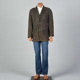 1980s Green Suede Jacket