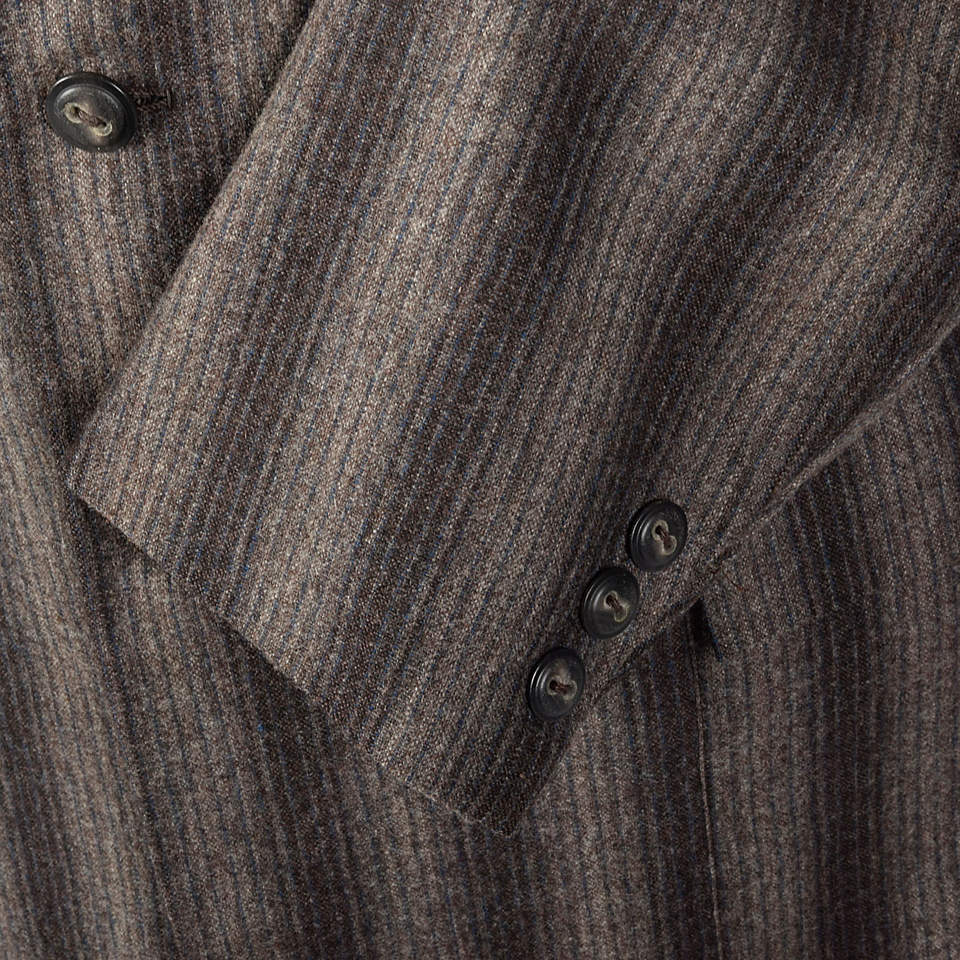 1950s Mens Gray and Charcoal Stripe Jacket