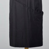 1950s Anna Miller by Bill Blass Black Pencil Dress