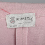1960s Deadstock Pink Three Piece Suit