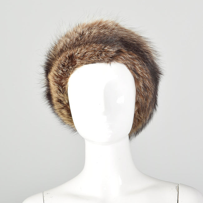 XS Raccoon Fur Headband