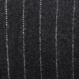 1960s Gray Wool Cigarette Pants with White Pinstripe