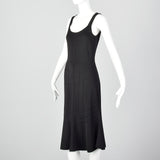 2010s Giorgio Armani Black Knit Dress