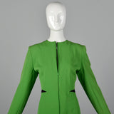 Small Claude Montana 1980s Wool Dress