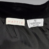 Medium Valentino Boutique 1980s Blue Houndstooth Plaid Skirt Suit