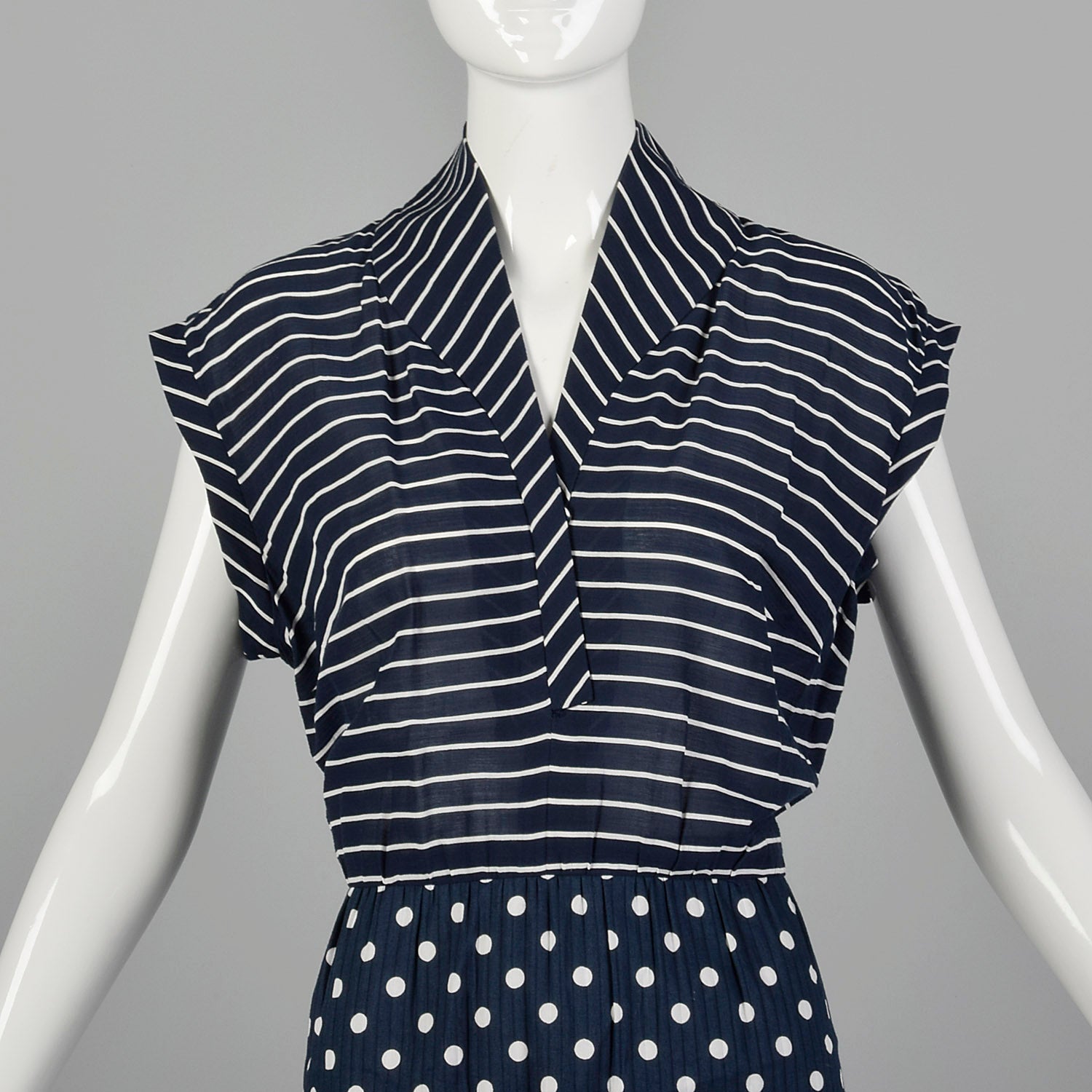 Large Lanvin 1970s Summer Day Dress
