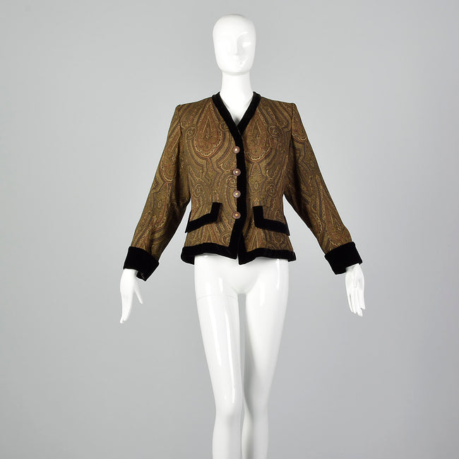 Large Yves Saint Laurent Rive Gauche 1990s Jacket