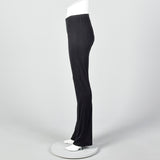 2010s Ann Demeulemeester Black Stretch Leggings
