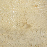 XXS 1910s Ivory Silk Shirtwaist Blouse