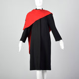 Small 1980s Albert Nipon Minimalist Winter Coat