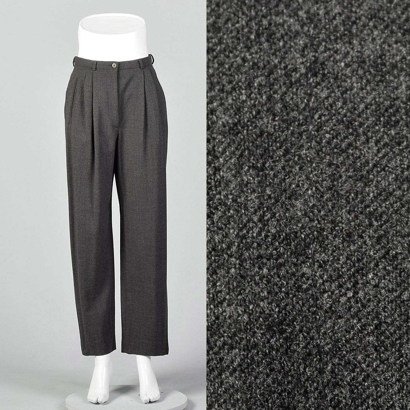 Giorgio Armani Vintage 80s 90s Navy Blue Wool Balloon