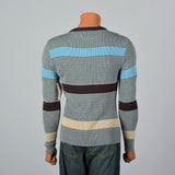 1970s Jockey Raps  Tight Striped Sweater