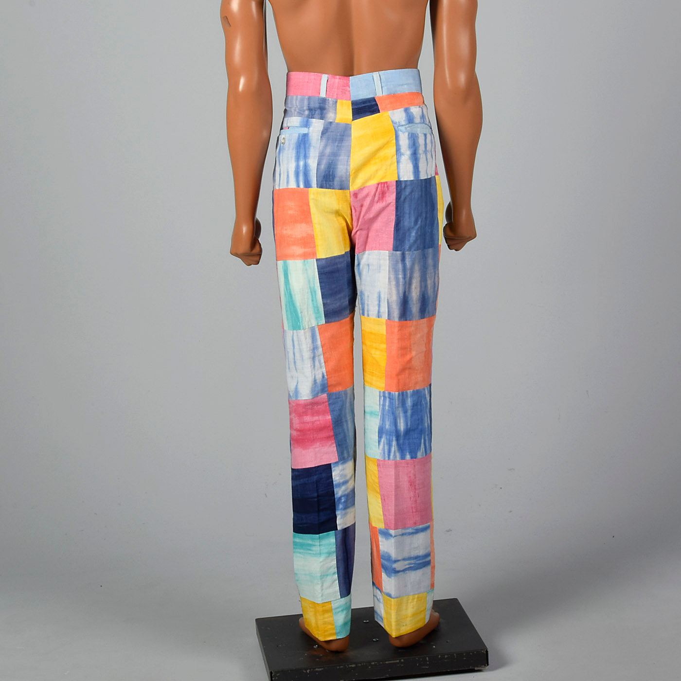 1970s Mens Patchwork Pants