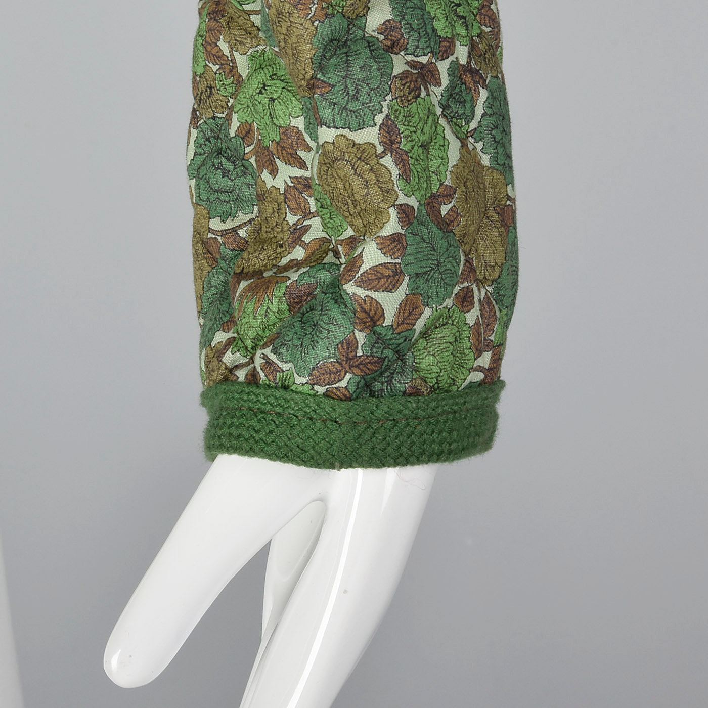 1960s Quilted Cotton Jacket in a Floral Print