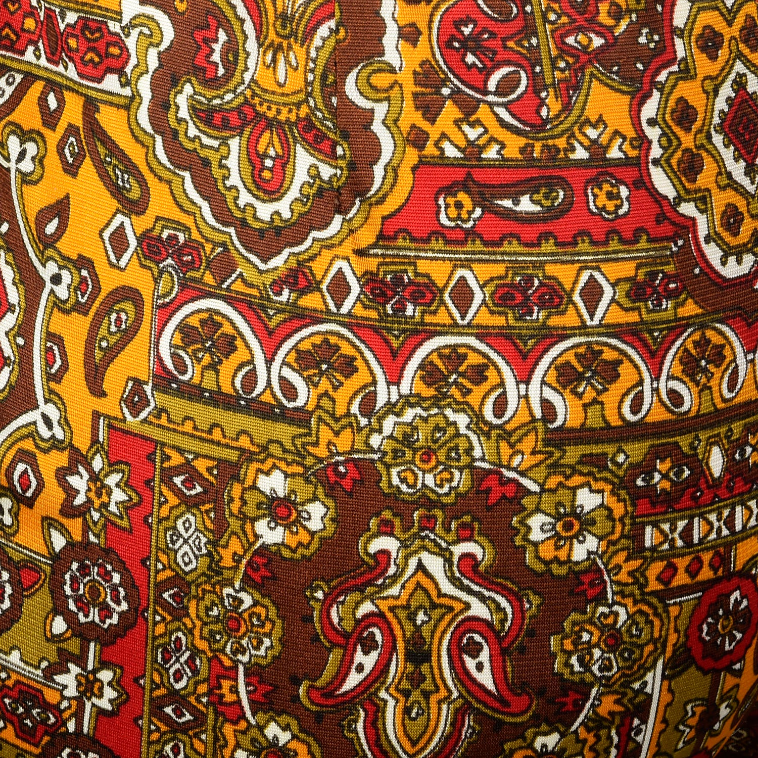 Small 1970s High Rise Pants Psychedelic Bohemian Bell Bottoms