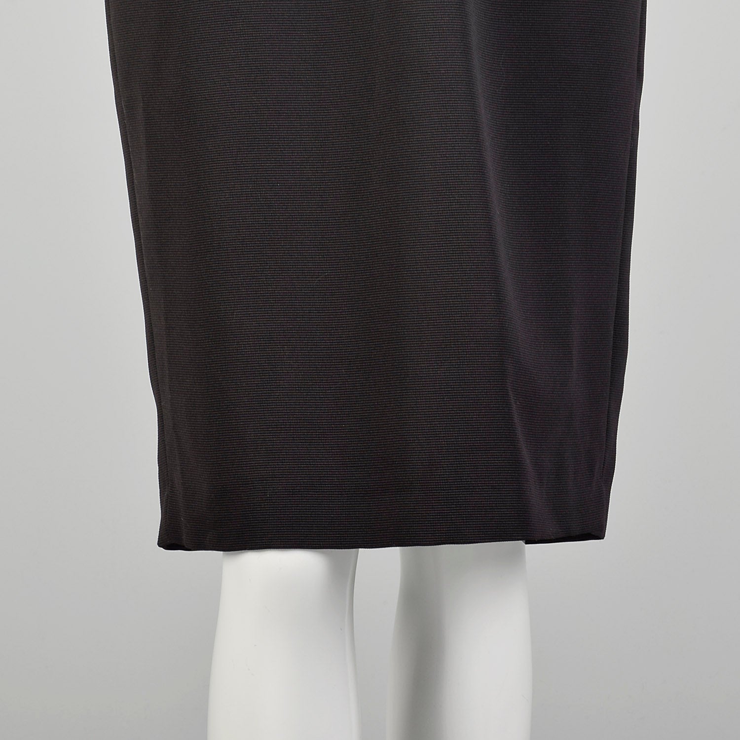 XS 1980s Black Peplum Cocktail Dress Strapless Sexy Party Pencil Dress