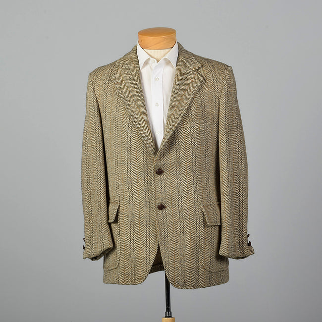 1970s Harris Tweed Tan Jacket