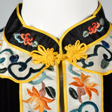 1960s Silk Blend Jacket with Asian Embroidery