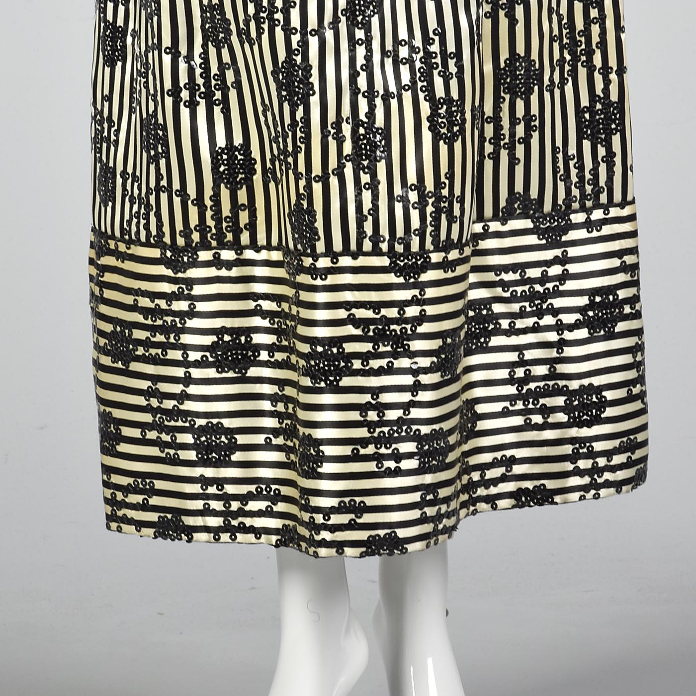 1970s Victor Costa Romantica Sequin Dress