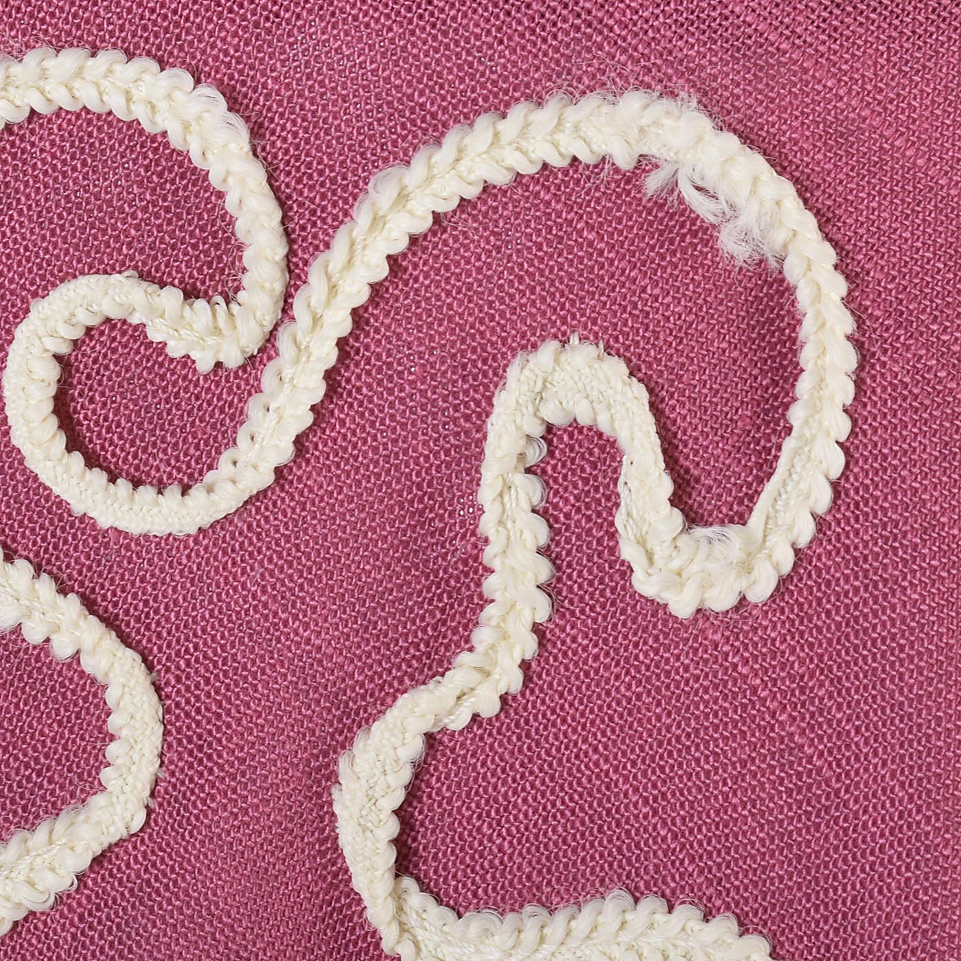 1940s Pink Linen Halter Dress with Soutache Trim