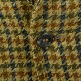 1960s Mens Tweed Jacket in Gold Houndstooth