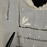 Small 1920s White Cotton Day Dress