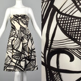 XS Giambattista Valli Strapless Dress