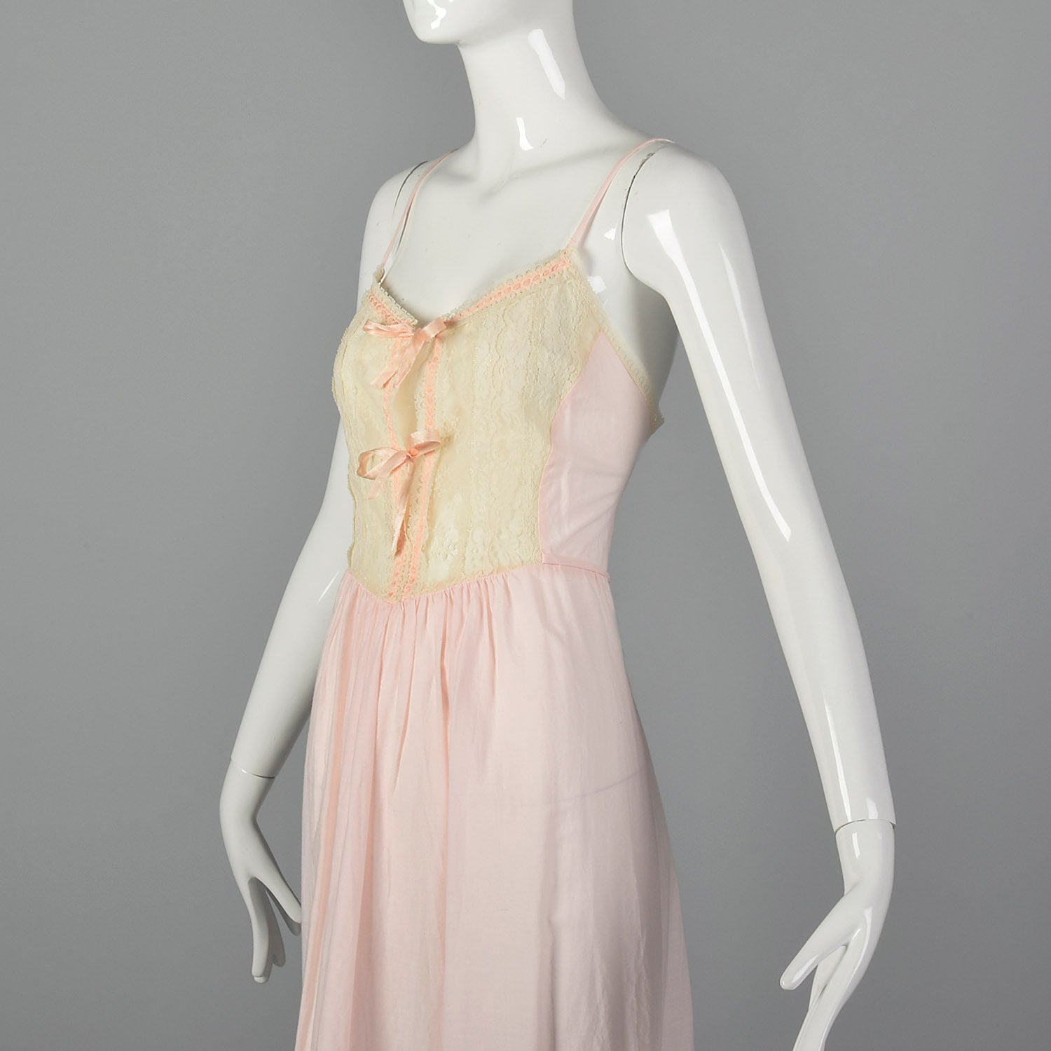 1970s Christian Dior Pink Nightgown