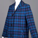 1950s Pendleton Tartan Plaid Coat