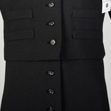 Medium 1960s Set Classic Timeless Little Black Dress Separates
