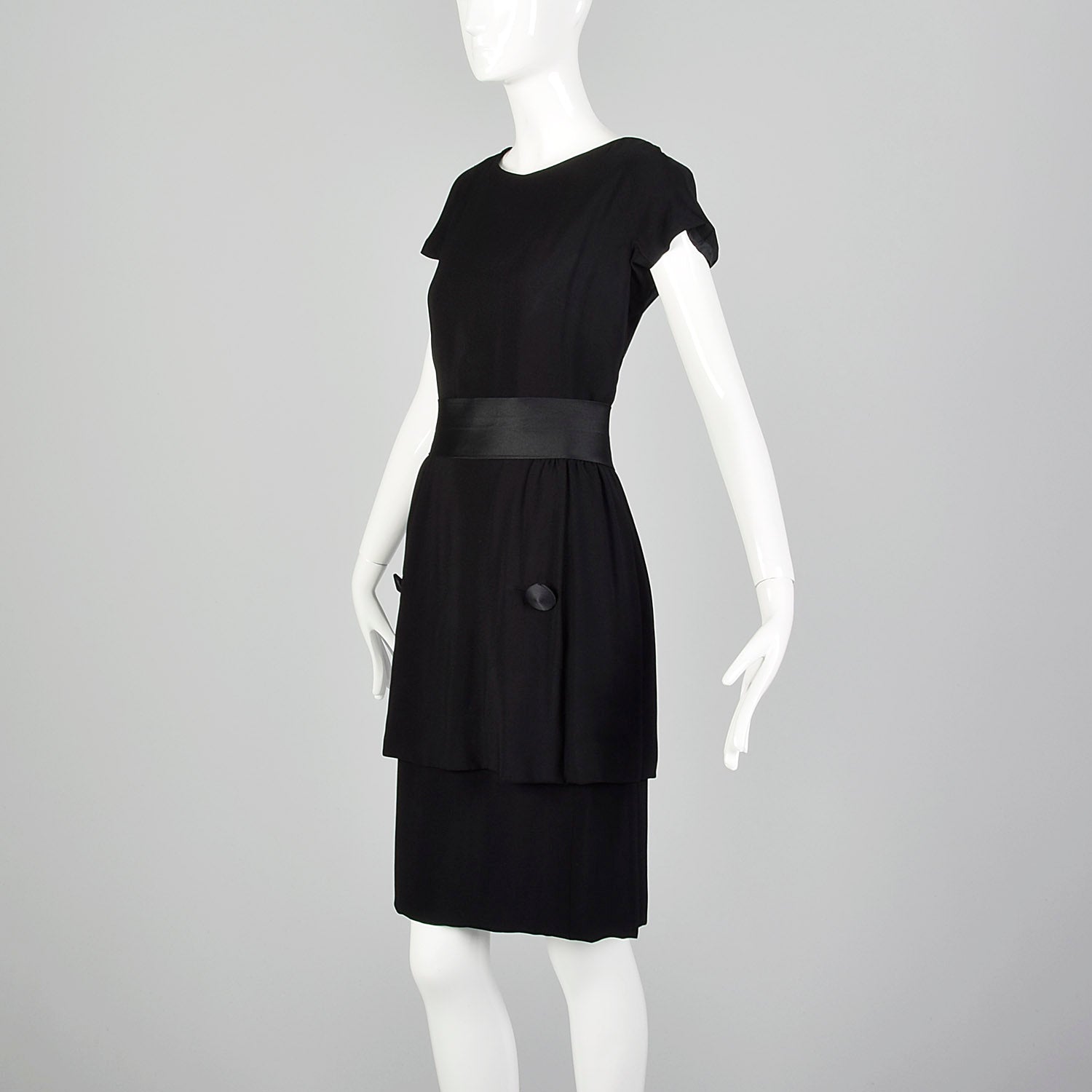 Small 1960s Harvey Berin by Karen Stark Little Black Dress