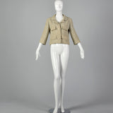 Large Balenciaga Numbered Couture Tan Jacket