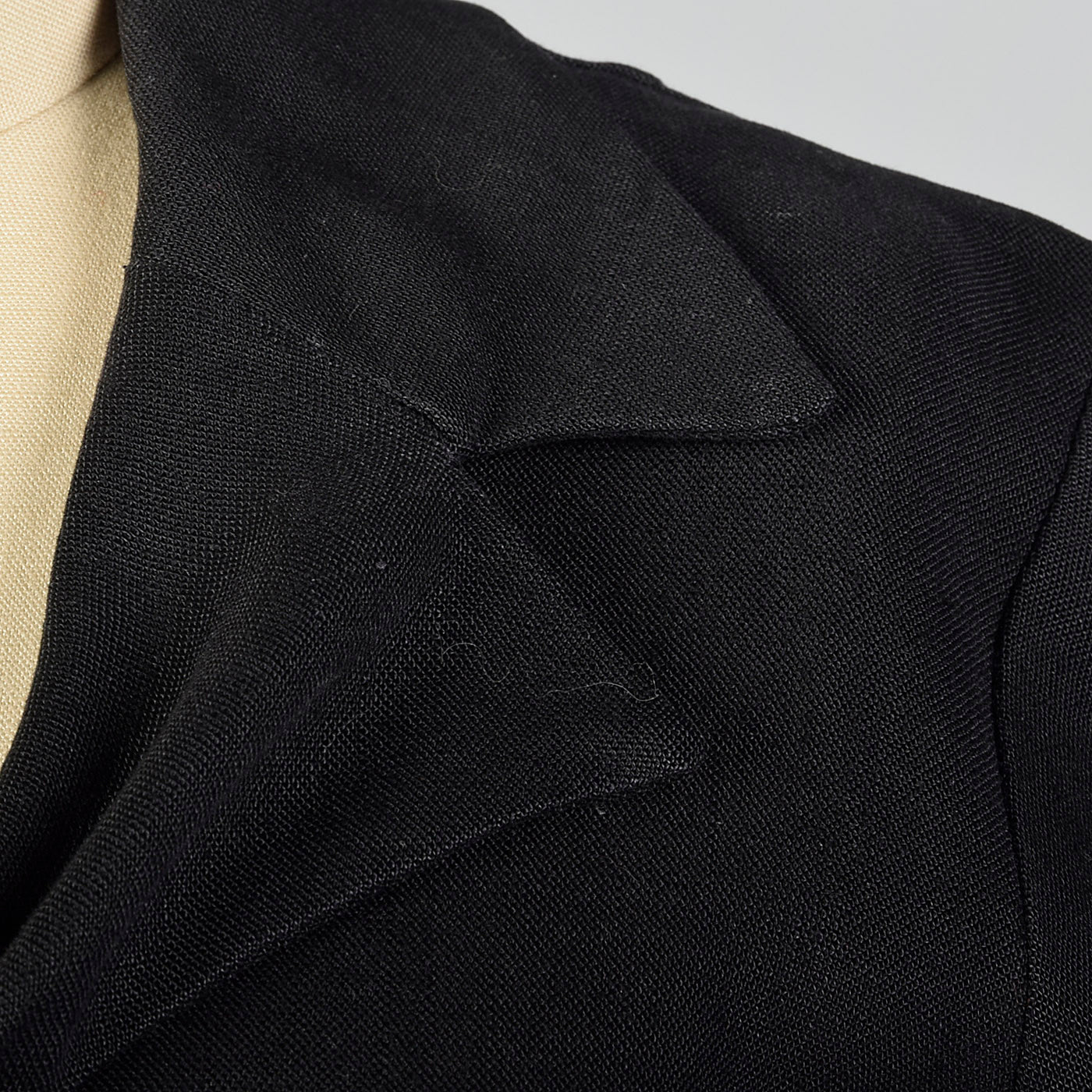 1950s Black Pencil Dress with Pussybow