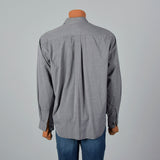 2000s Comme des Garcons SHIRT Patchwork Swing Button Down