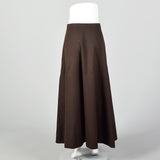XXL 1910s Brown and Black Striped Skirt