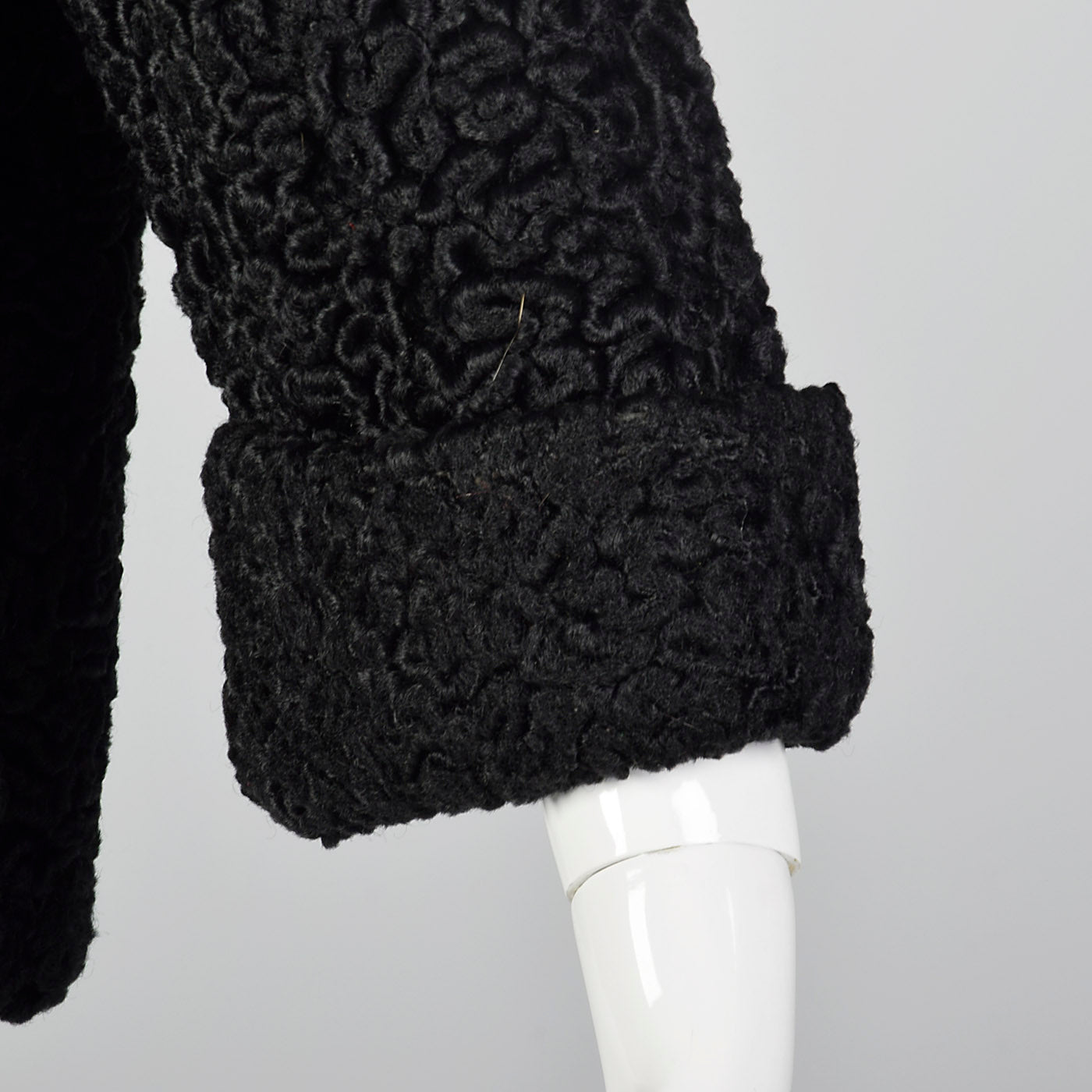 1950s Persian Lamb Jacket with Mink Collar