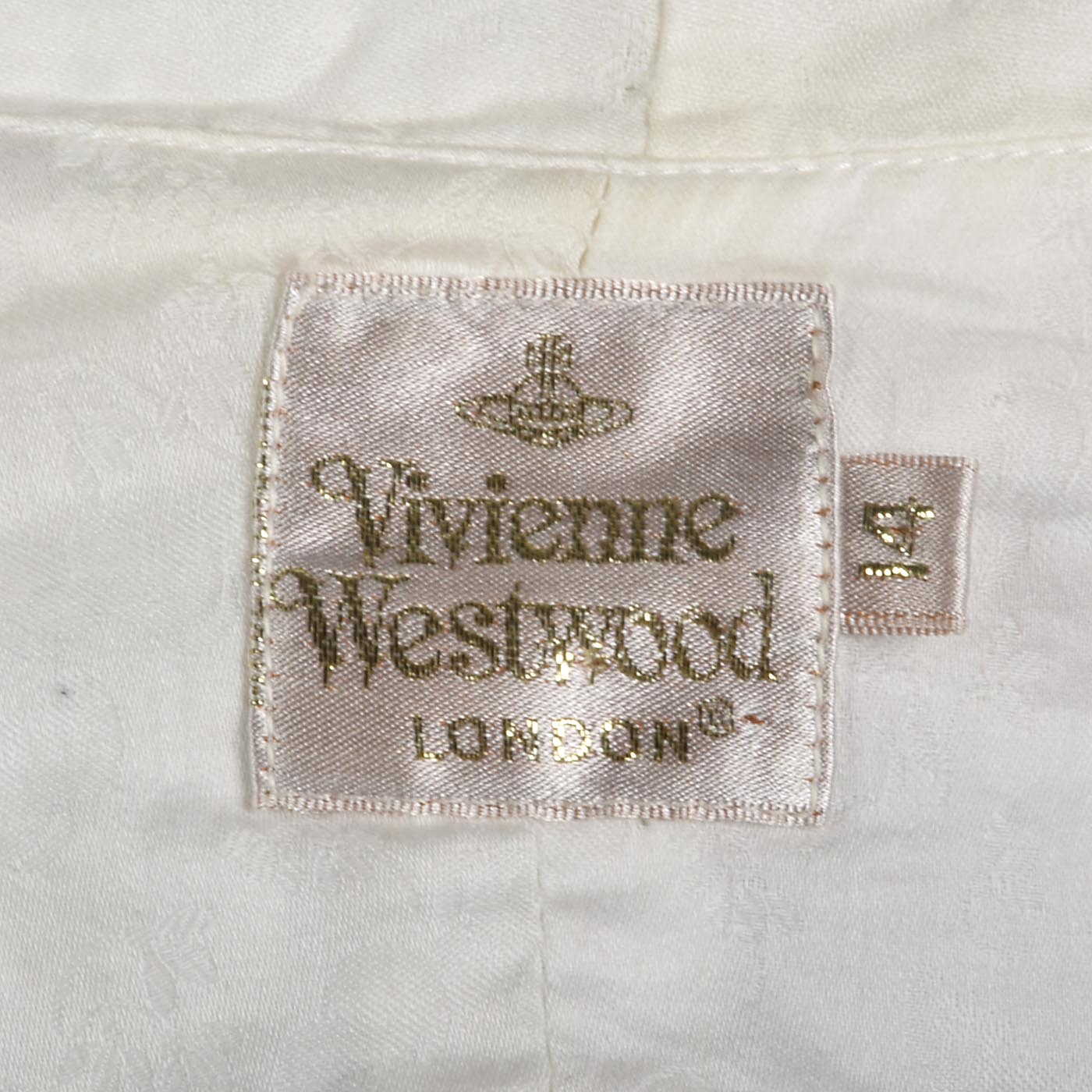 Vivienne Westwood Asymmetric White Ruffle Shirt