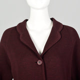 Large 1960s Dark Red Skirt Suit