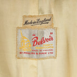 Large 1950s Vest Yellow Belvoir Waistcoat English Riding Vest Fox Hunting