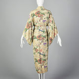 1950s Novelty Print Kimono Robe